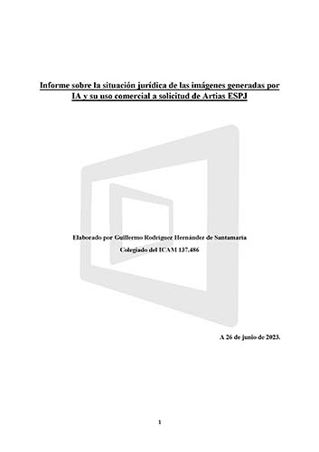 Informe sobre las imágenes generadas con IA | CUADROS DE ATREZZO PARA CINE Y PUBLICIDAD